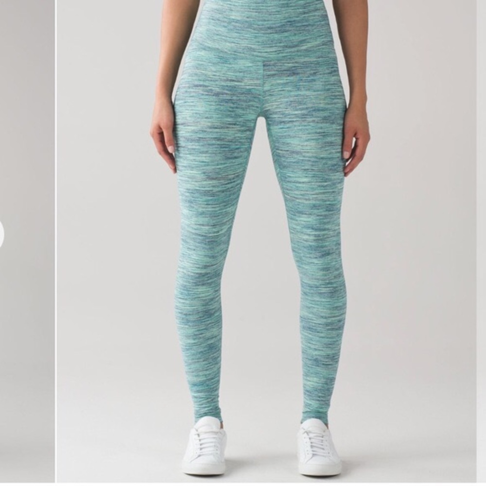 Space Dye Alberta lake high rise pants